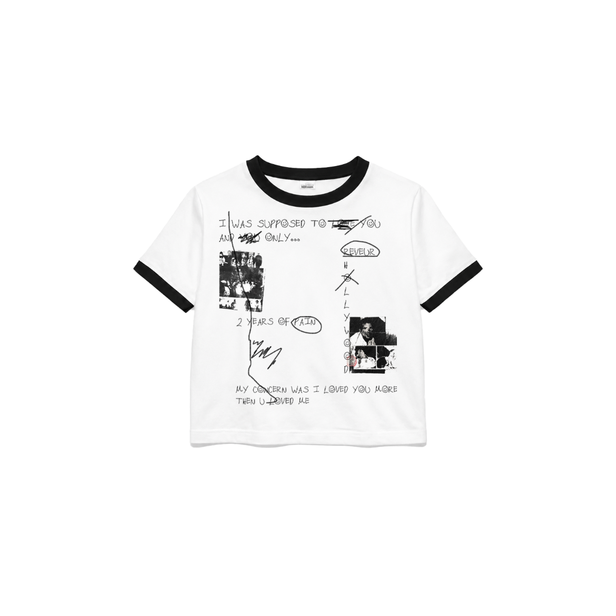 REVEUR 'LOVE UNDER ART' TEE